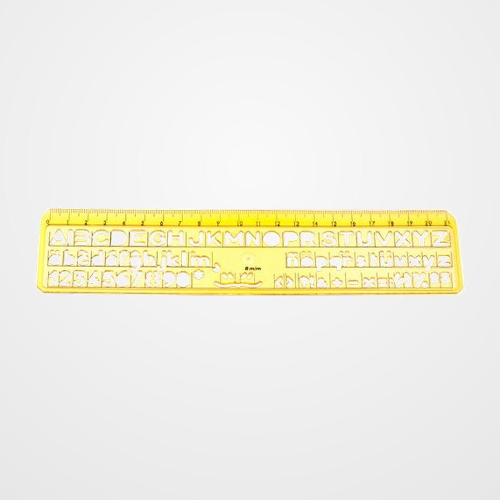 PLANTILLA ESCOLAR de ROTULACION 8mm