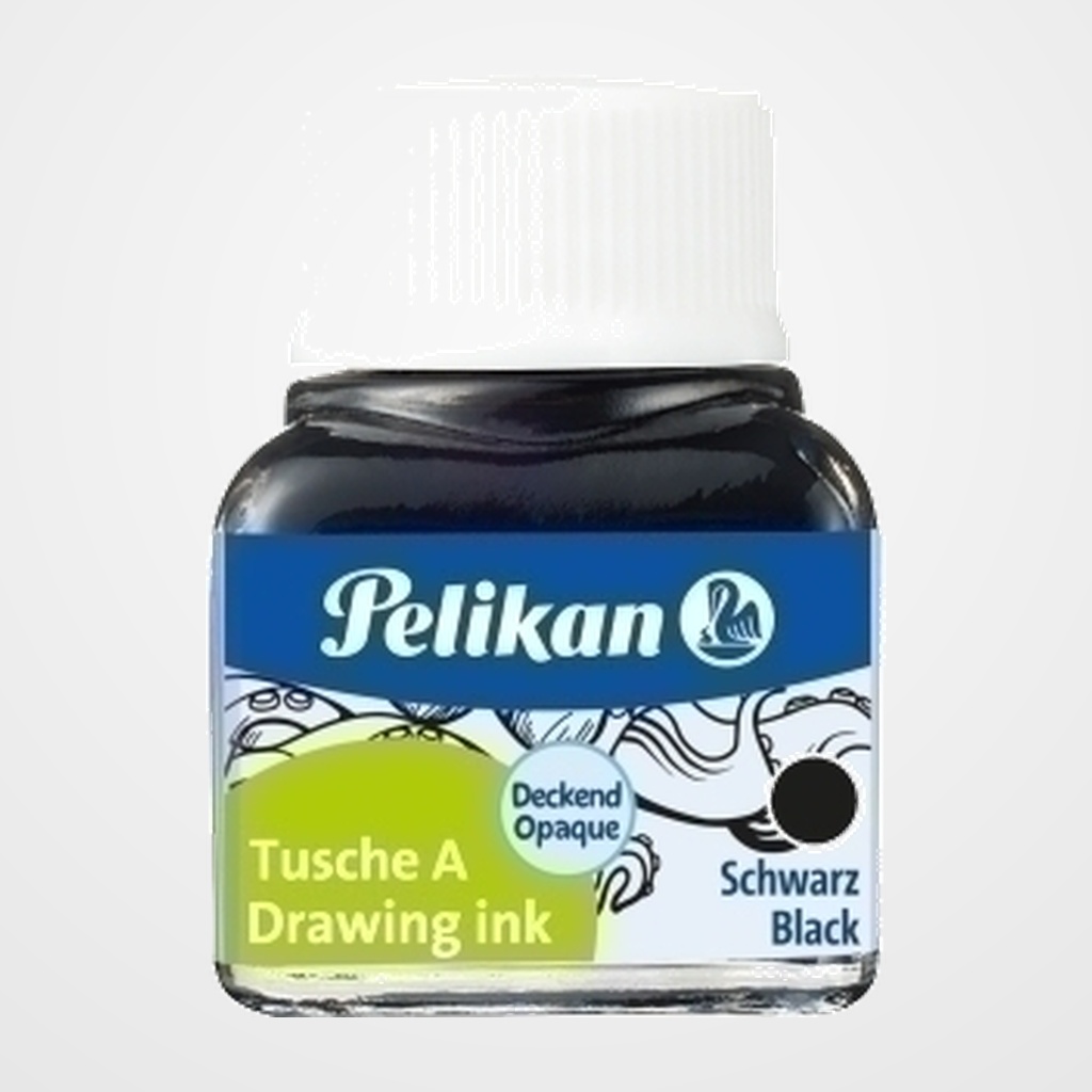 TINTA CHINA PELIKAN FRASCO 10 ml. NEGRO (523-17) (201665)