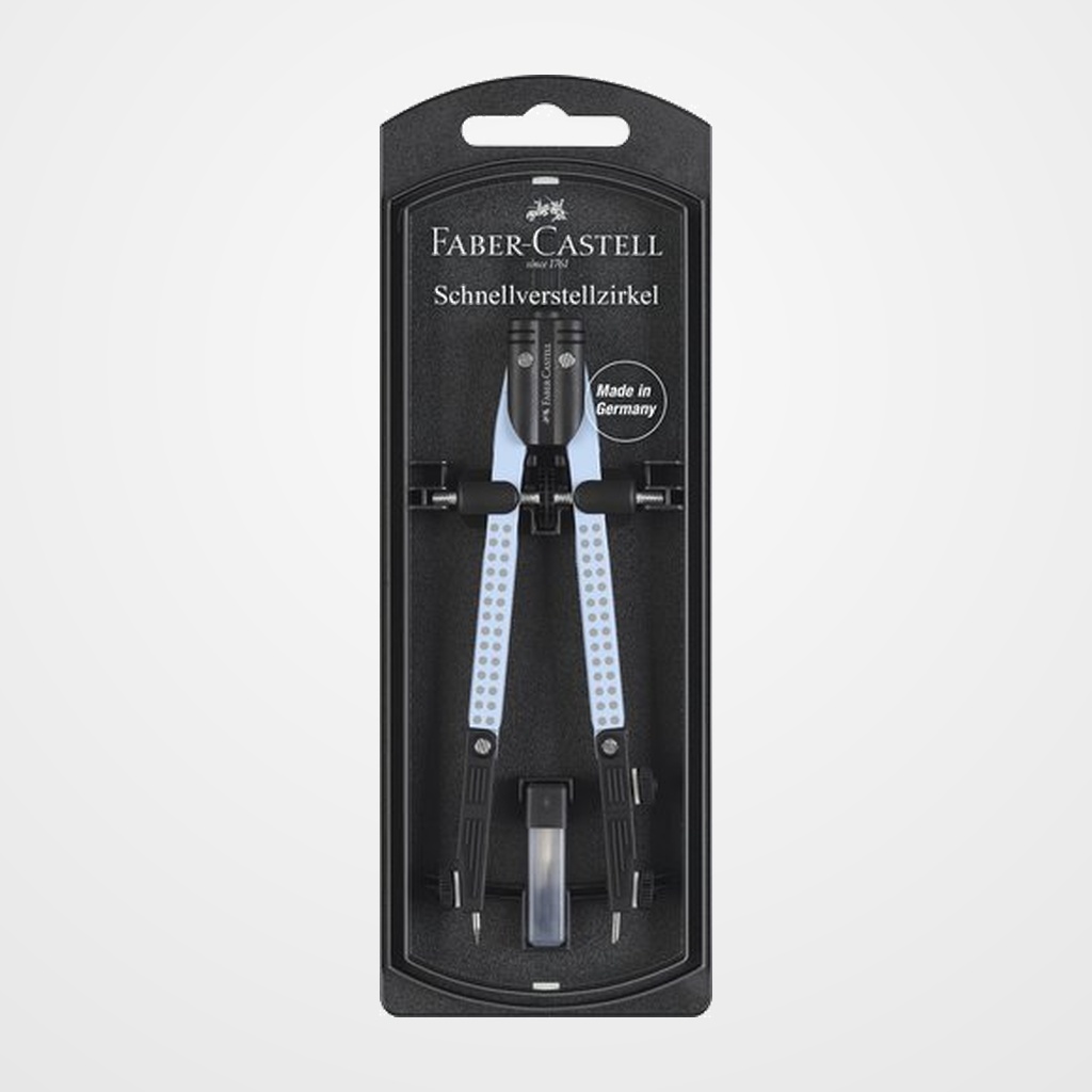 COMPAS FABER-CASTELL GRIP SKY BLUE