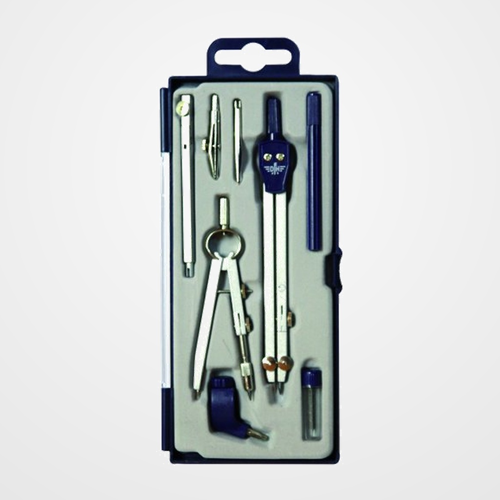 COMPAS ESCOLAR CON ALARGADERA Y BIGOTERA