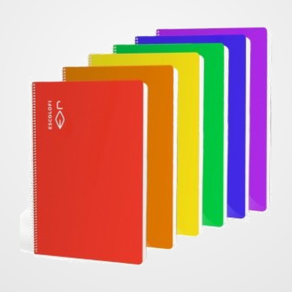 BLOC ESCOLOFI tapa DURA 4º 50h PAUTA 3,5 C/MARGEN SURTIDO