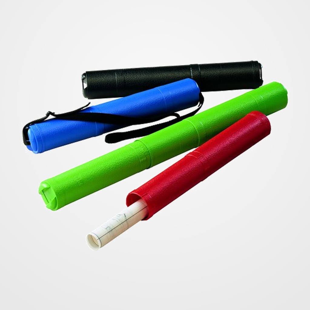 PORTAPLANOS PLASTICO FAIBO 6,5 cm EXTENSIBLE (40-75 cm)  AZUL