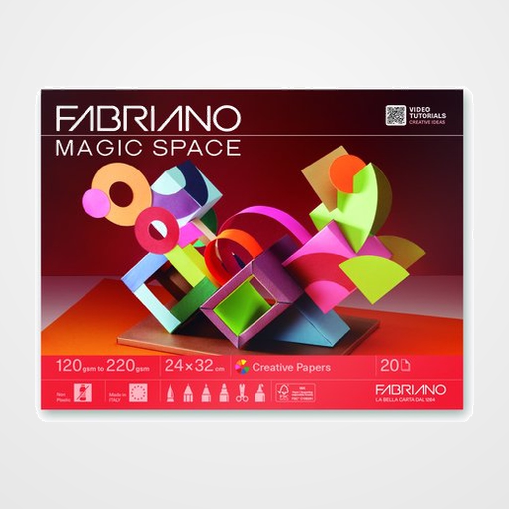 BLOC FABRIANO MANUALIDADES 20h. MAGIC SPACE