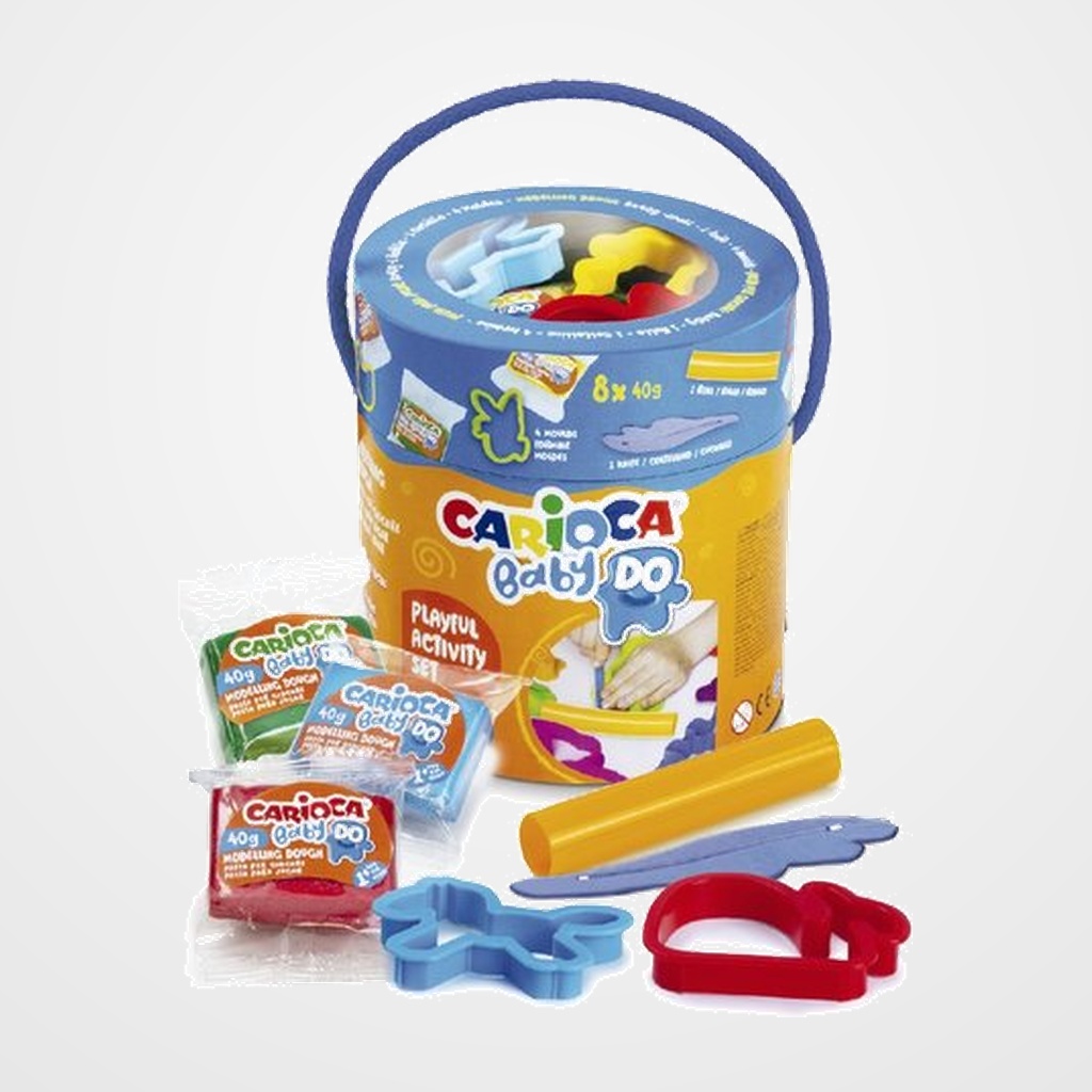 PASTA DE MODELAR CARIOCA BABY DO PLAYSET (+1 año) (incluye herramientas)