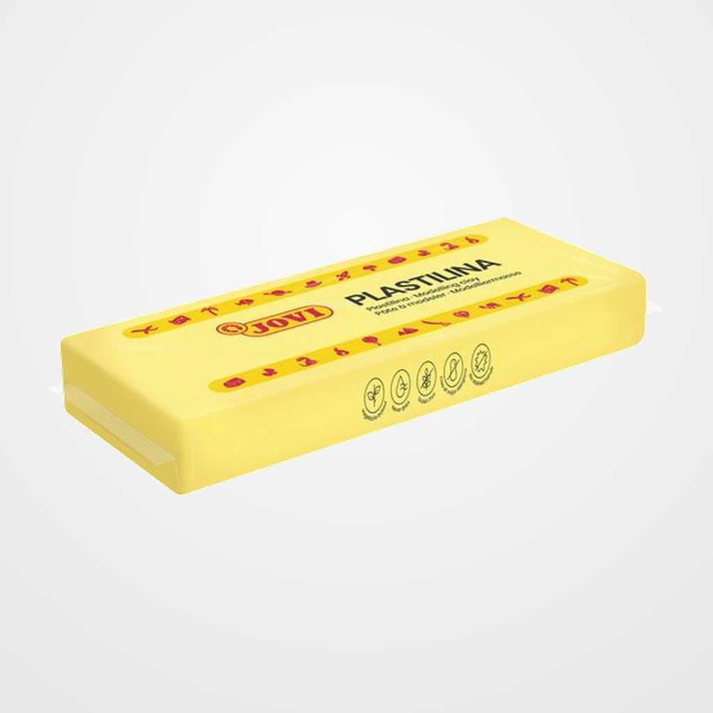PLASTILINA JOVI 71 PASTILLA 150 gr. AMARILLO CAJA DE 15