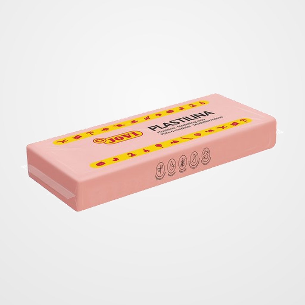 PLASTILINA JOVI 71 PASTILLA 150 gr. CARNE CAJA DE 15