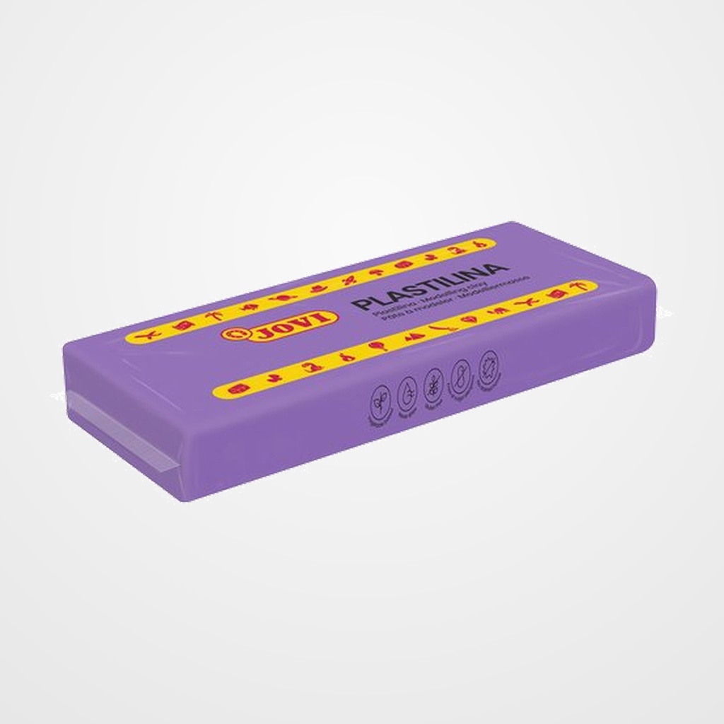 PLASTILINA JOVI 71 PASTILLA 150 gr. LILA CAJA DE 15