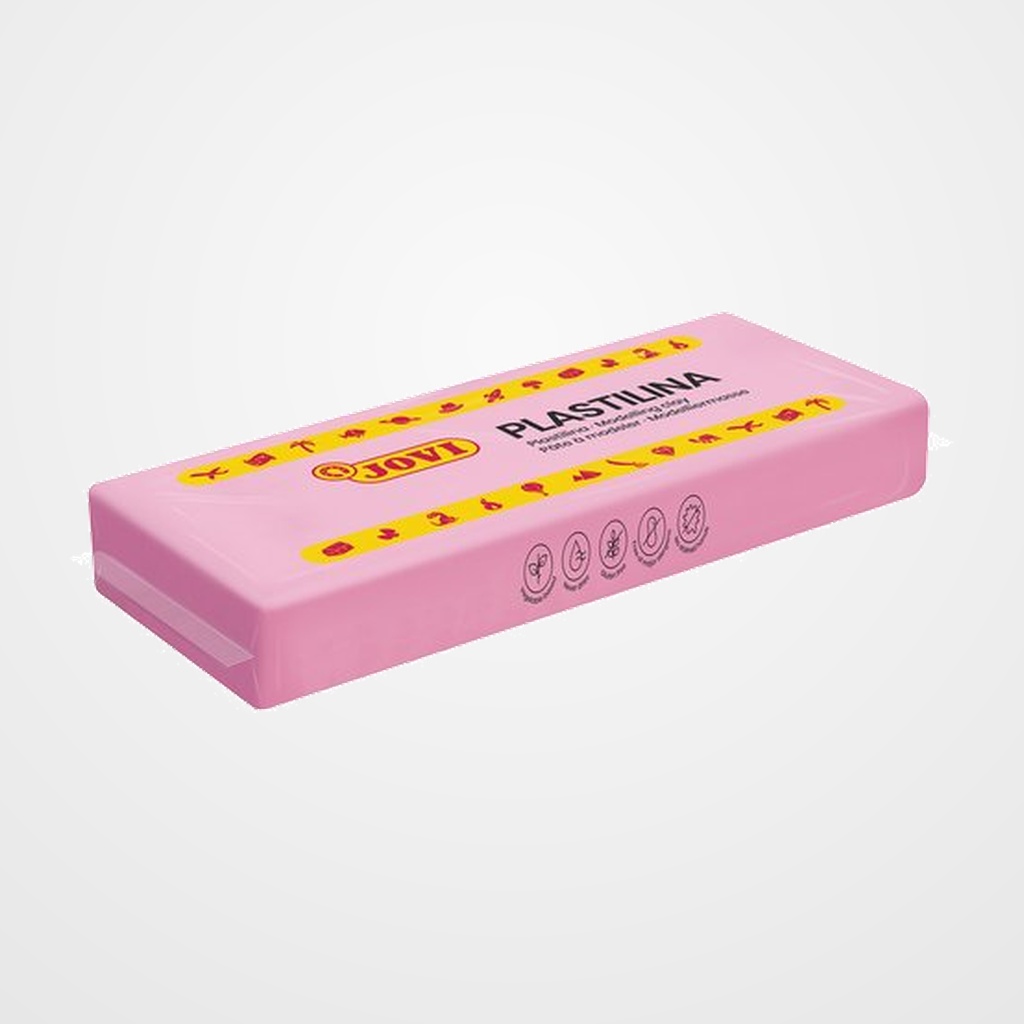 PLASTILINA JOVI 71 PASTILLA 150 gr. ROSA CAJA DE 15