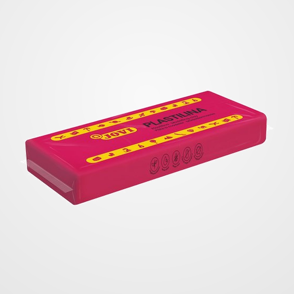 PLASTILINA JOVI 71 PASTILLA 150 gr. RUBI CAJA DE 15