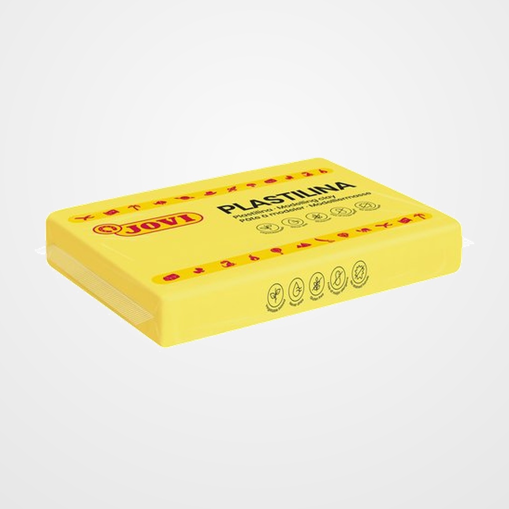PLASTILINA JOVI 72 PASTILLA 350 gr. AMARILLO CAJA DE 15