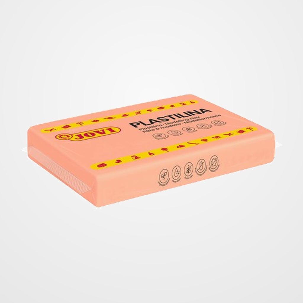 PLASTILINA JOVI 72 PASTILLA 350 gr. CARNE CAJA DE 15