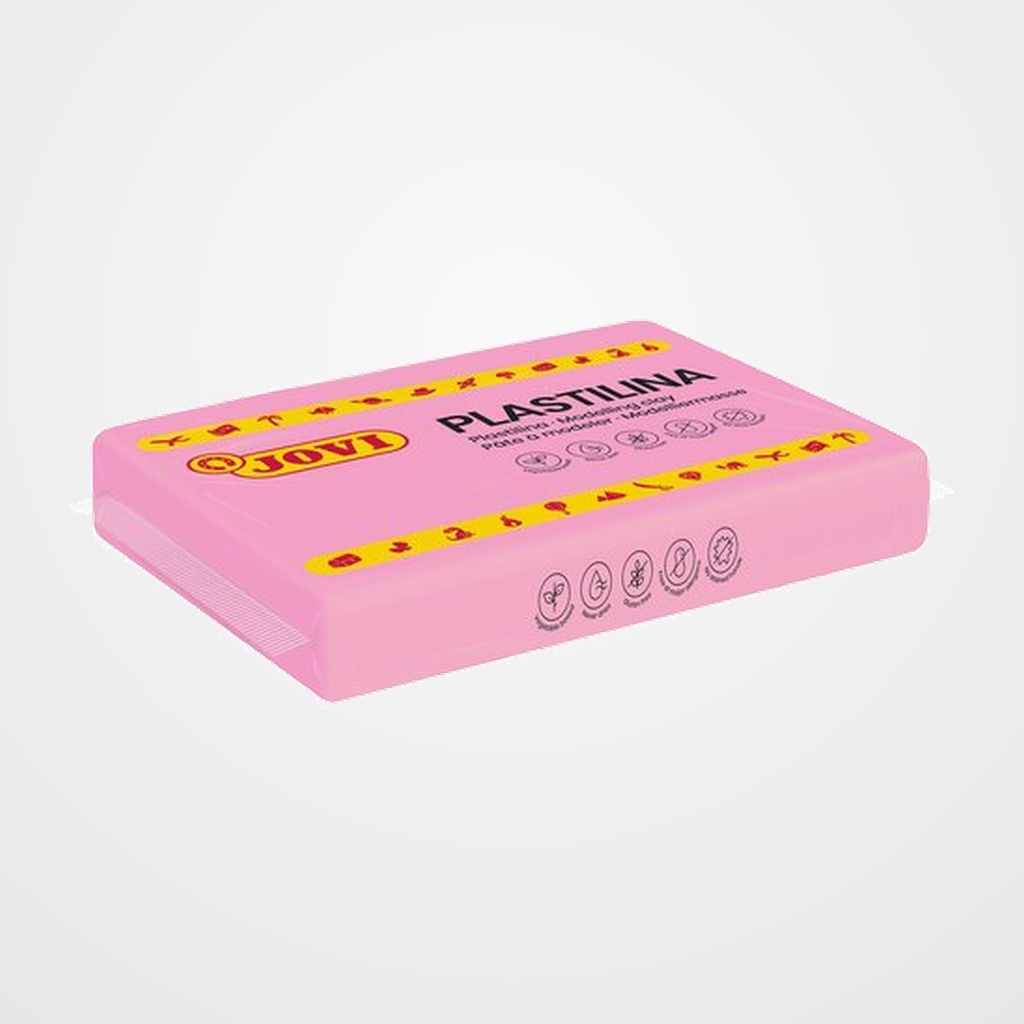 [24101015] PLASTILINA JOVI 72 PASTILLA 350 gr. ROSA CAJA DE 15