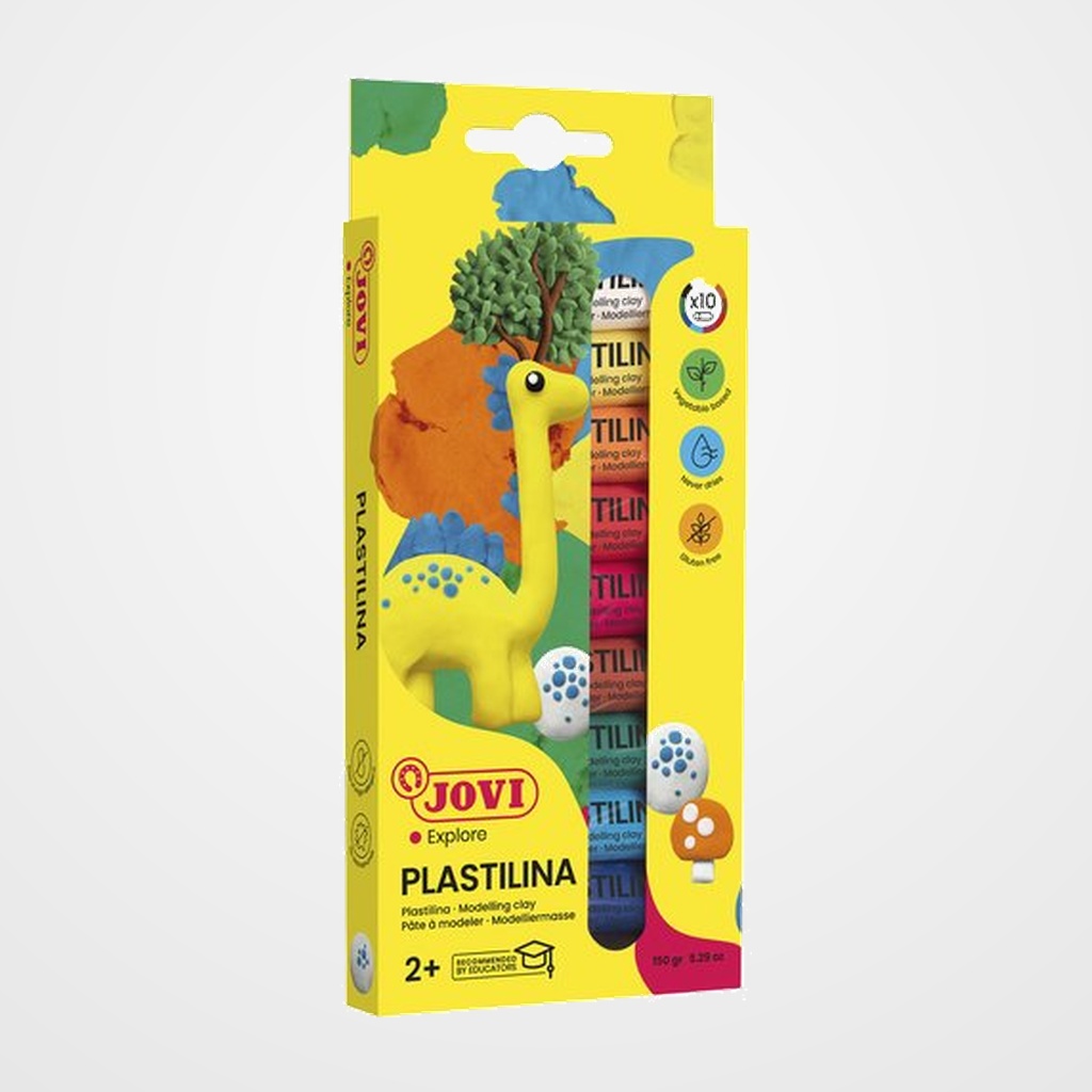 PLASTILINA JOVI 90 BARRA 15 gr. ESTUCHE DE 10