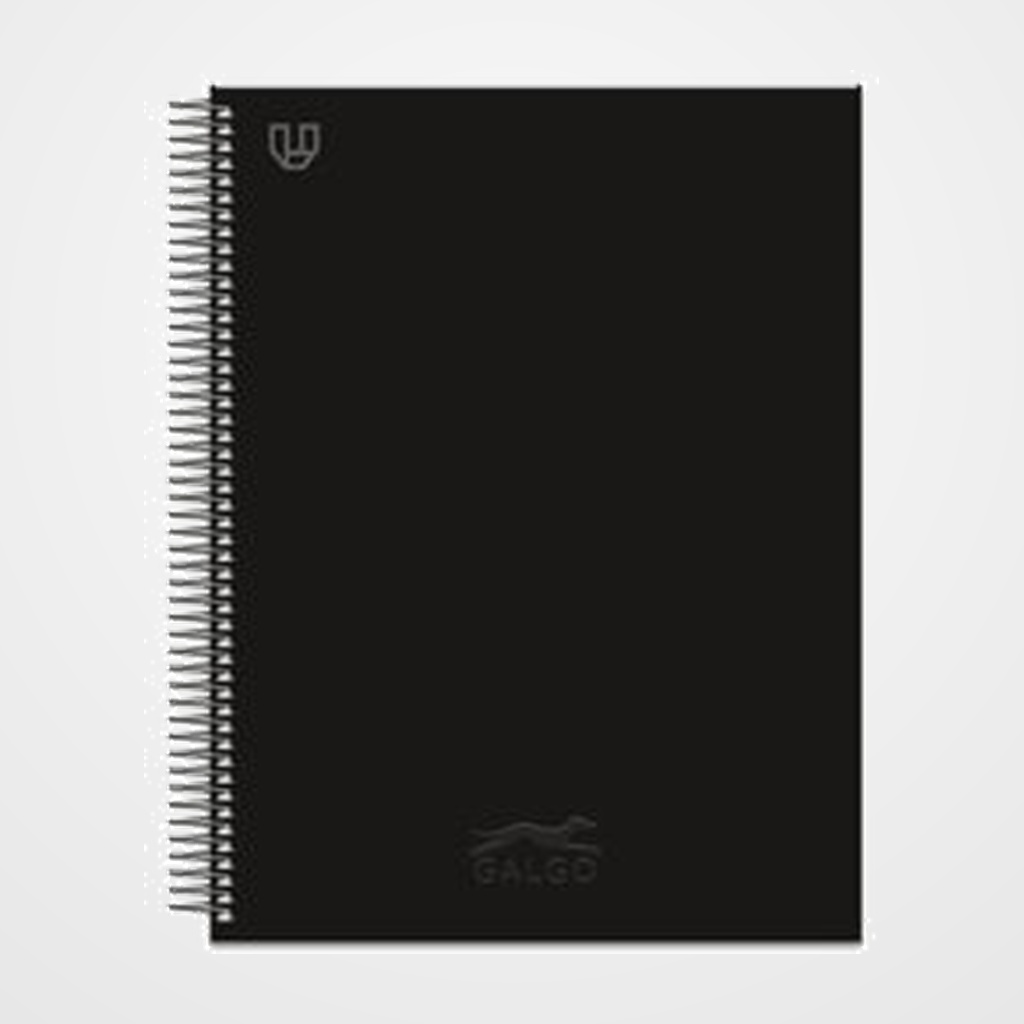 BLOC GALGO micro.tapa EXTRA A4+ 100h LISO 100g 5 COL. BANDA NEGRO