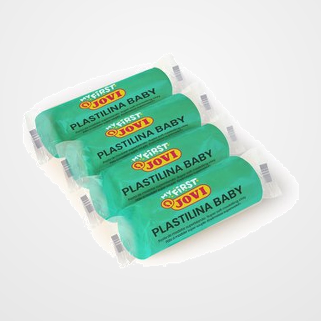 PLASTILINA JOVI BABY MY FIRST 38 gr. VERDE CAJA DE 18