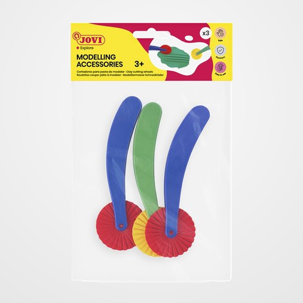 [22101026] CORTADORES  3 U. RUEDAS PARA CORTAR LA PASTA
