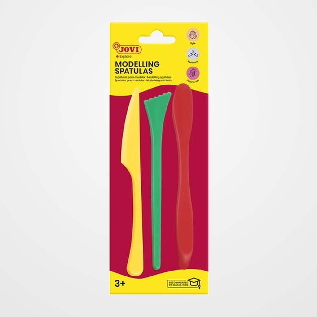 MOLDEADORES JOVI BLISTER de 3 ESPATULAS SURTIDAS