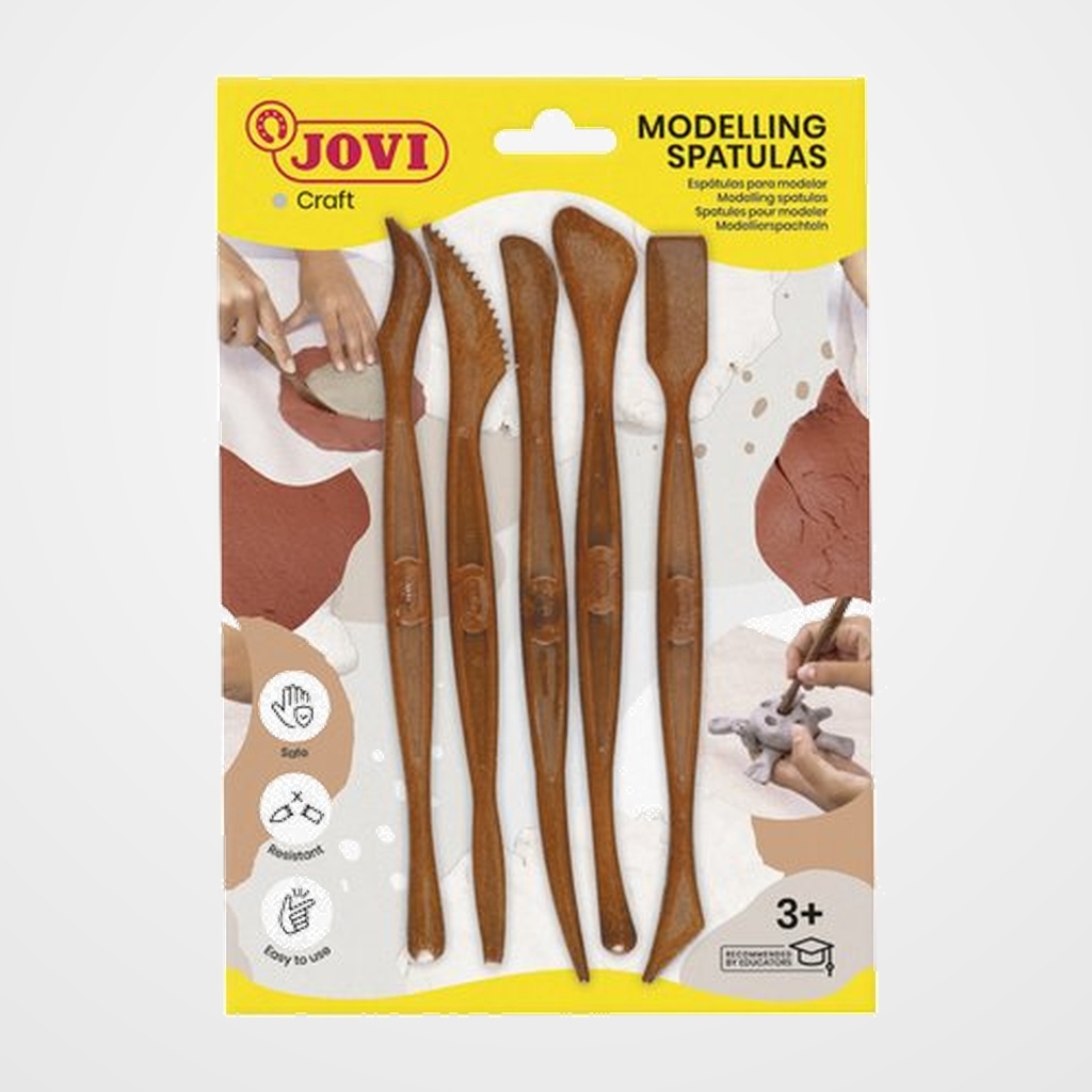 MOLDEADORES JOVI BLISTER de 5 ESPATULAS SURTIDAS