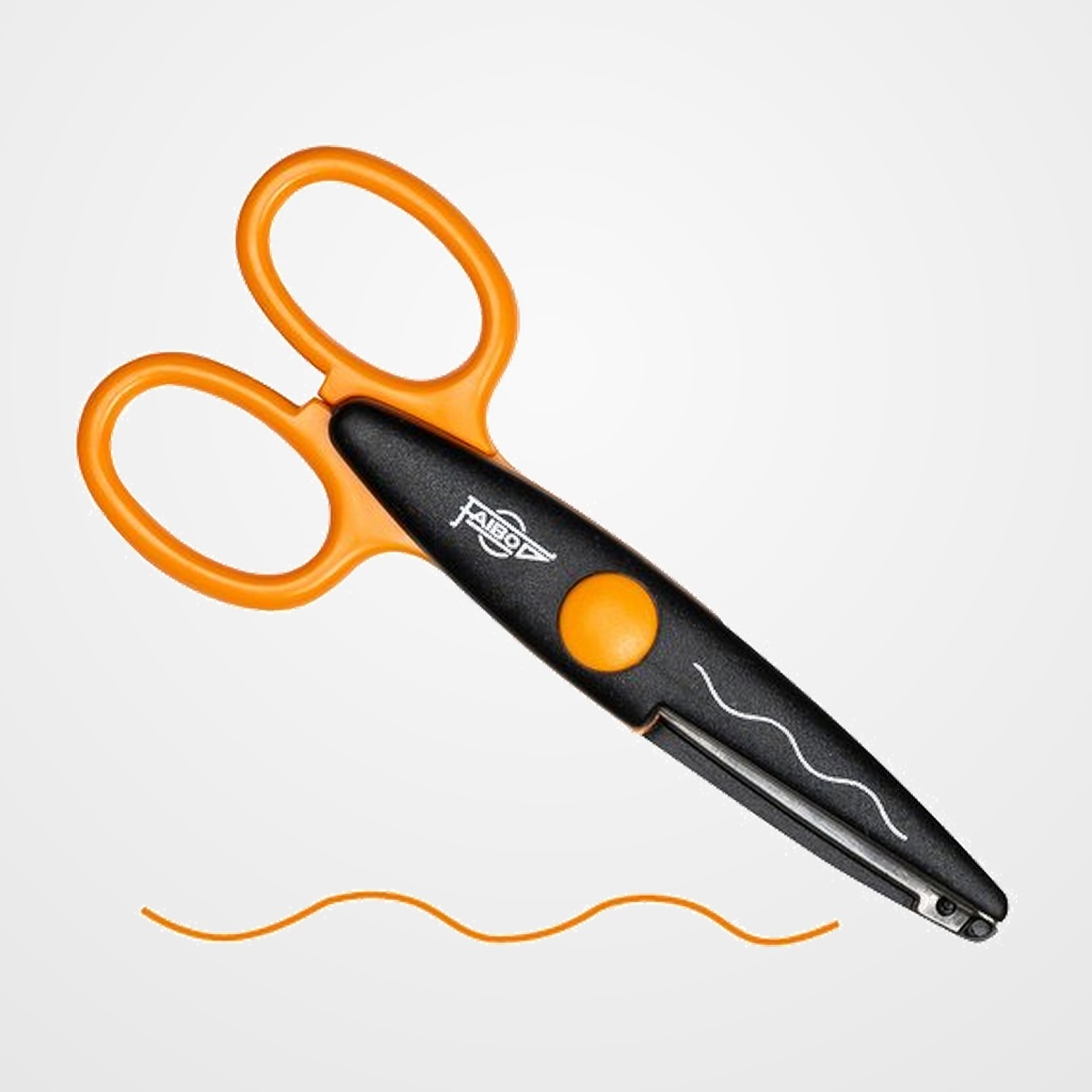 TIJERAS FAIBO DENTADA 13 cm FUCSIA