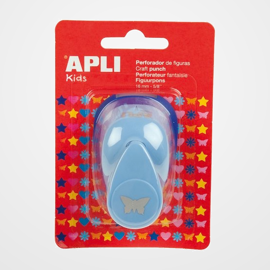 TALADRO FANTASIA APLI 16 mm MARIPOSA AZUL