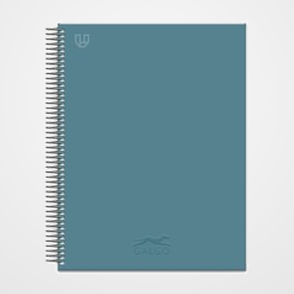 BLOC GALGO micro.tapa EXTRA A4+ 80h LISO 100g 1 COL. BANDA AZUL MARINO