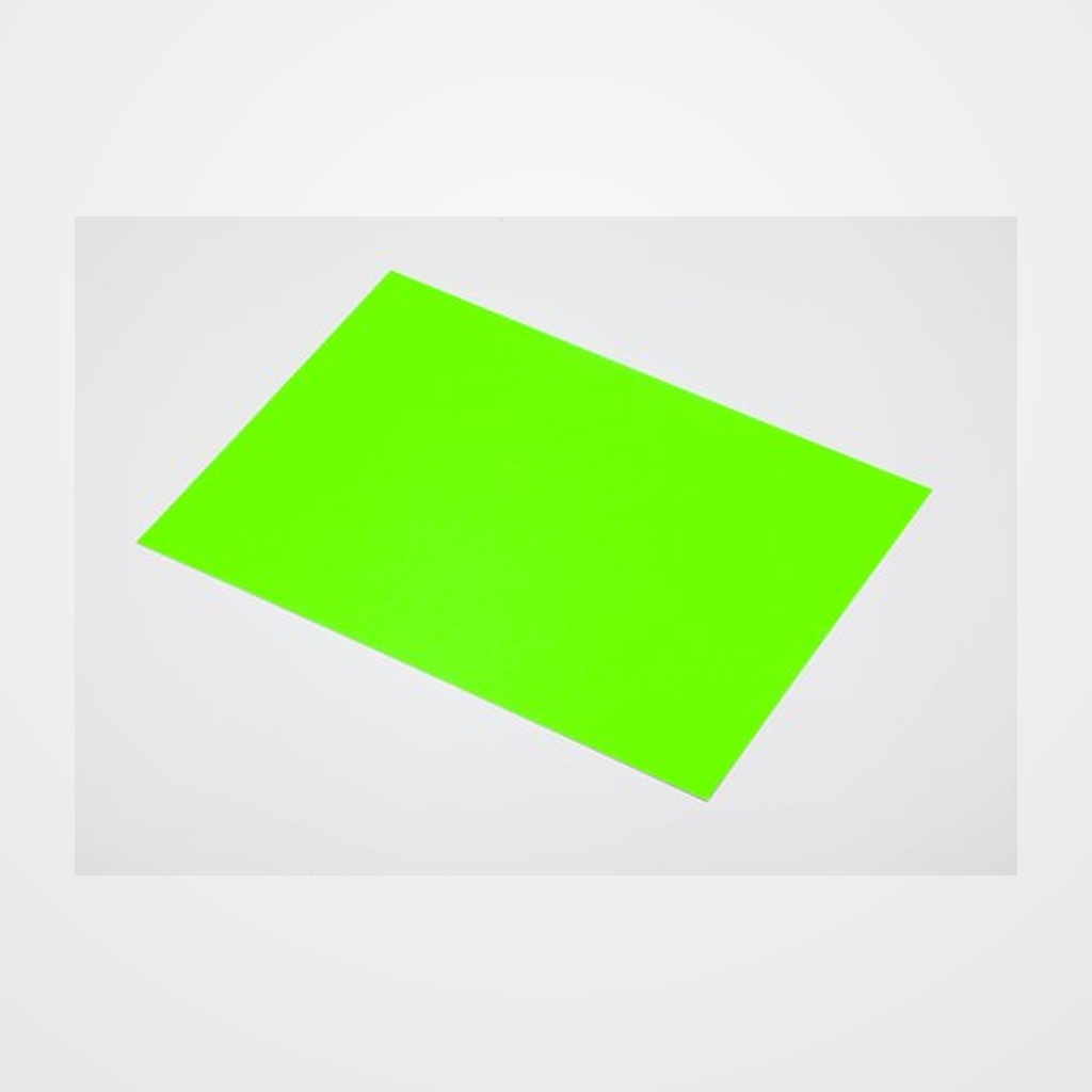 CARTULINA FLUOR 50x65 cm SADIPAL 250g VERDE PAQUETE de 10
