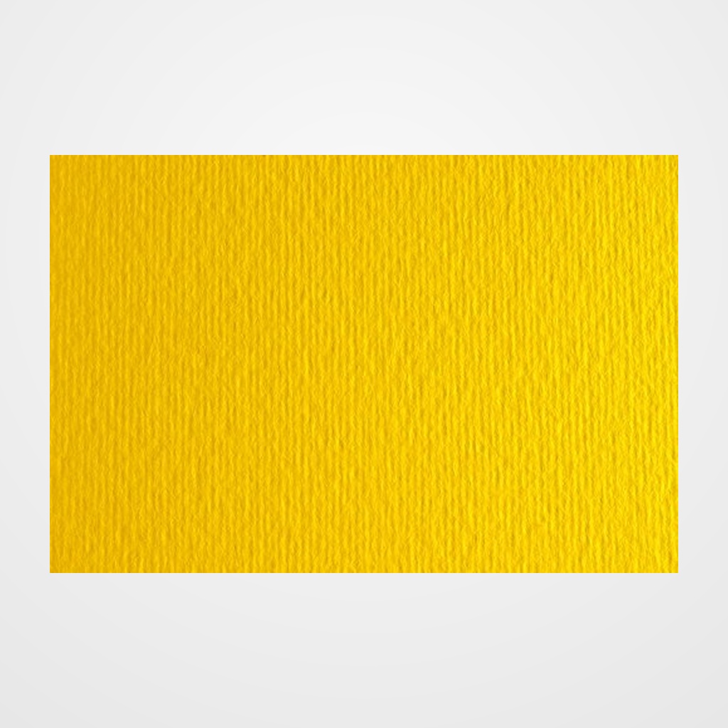 CARTULINA 50x70 cm FABRIANO 220g LISO/RUGOSO AMARILLO (GIALLO) PAQUETE de 20