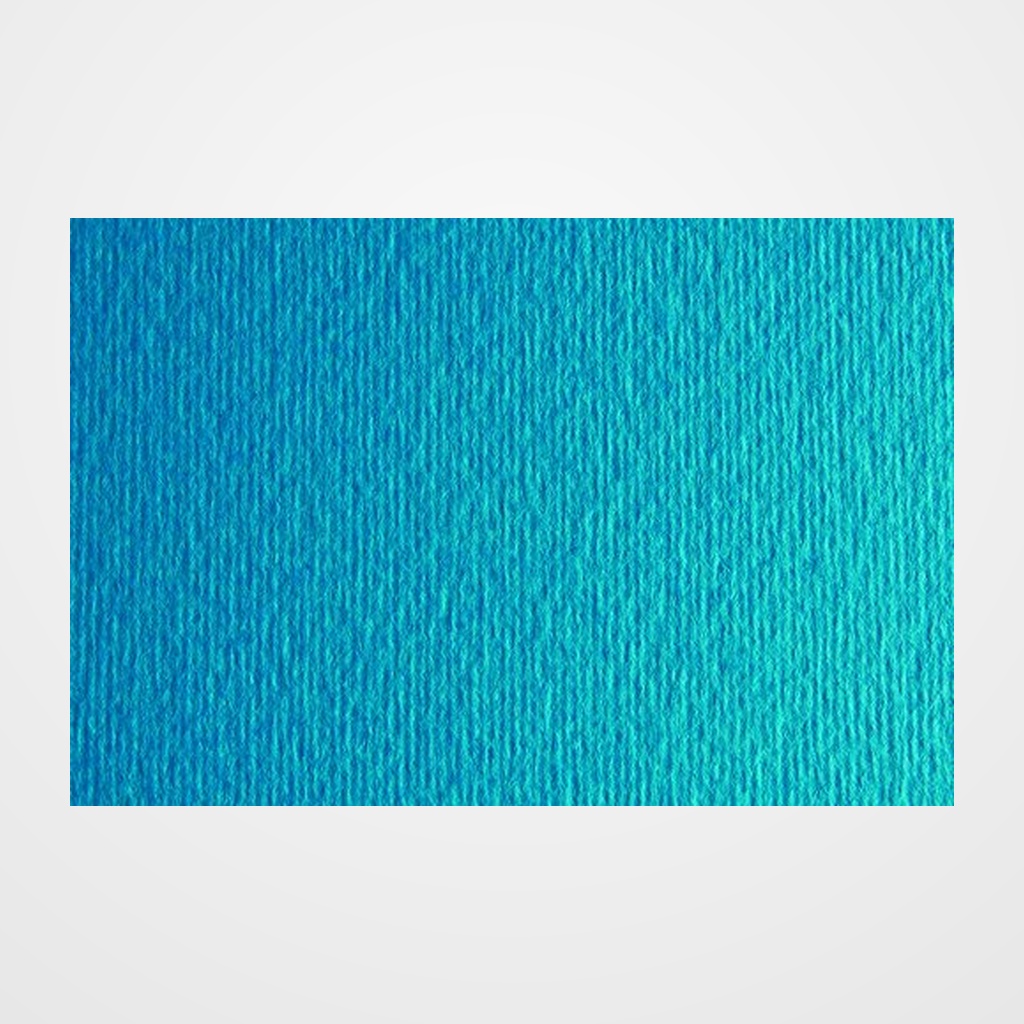 CARTULINA 50x70 cm FABRIANO 220g LISO/RUGOSO AZUL (AZZURRO) PAQUETE de 20