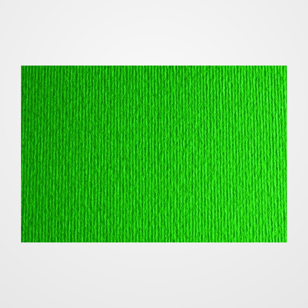 CARTULINA 50x70 cm FABRIANO 220g LISO/RUGOSO VERDE PAQUETE de 20