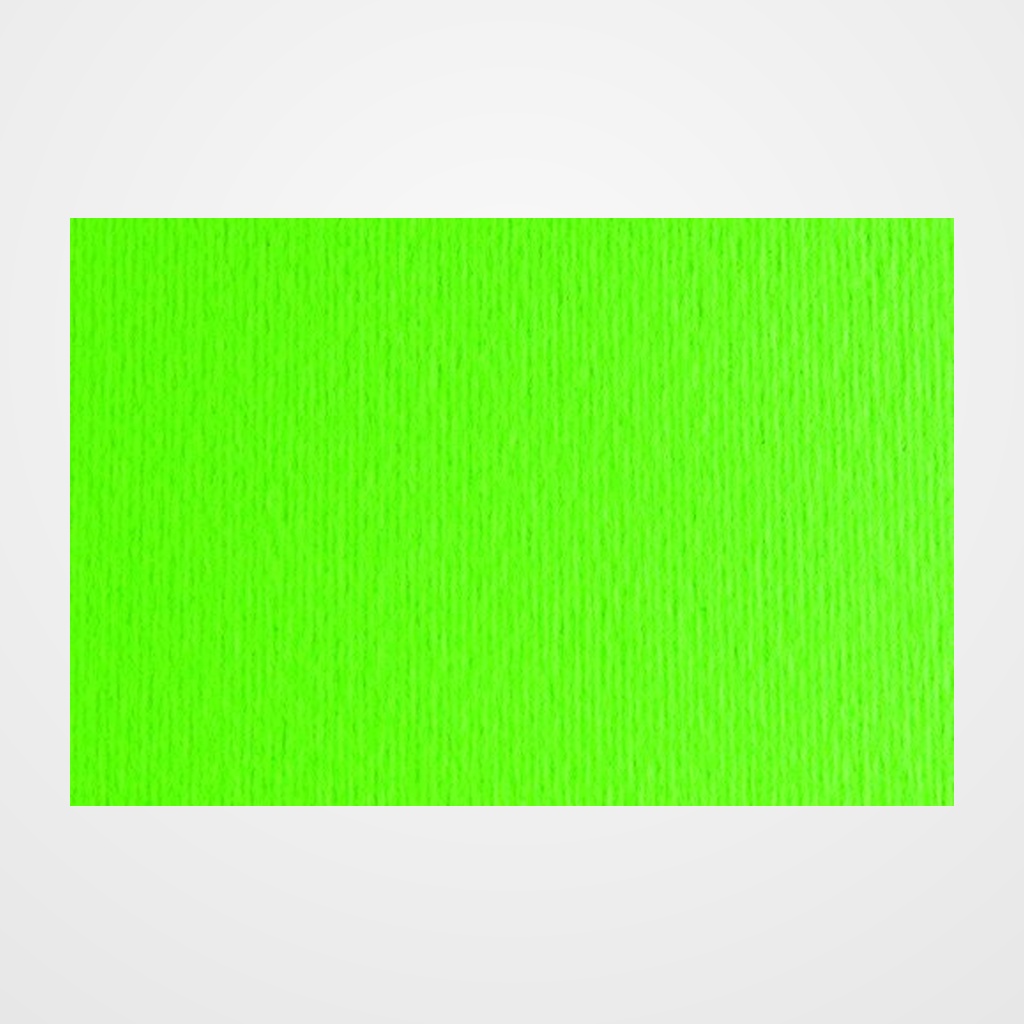 CARTULINA 50x70 cm FABRIANO 220g LISO/RUGOSO VERDE PISELLO PAQUETE de 20