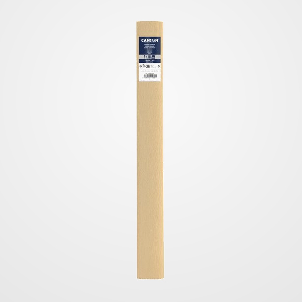PAPEL CREPE (PINOCHO) CANSON 30g 0,5x2,5 m CREMA