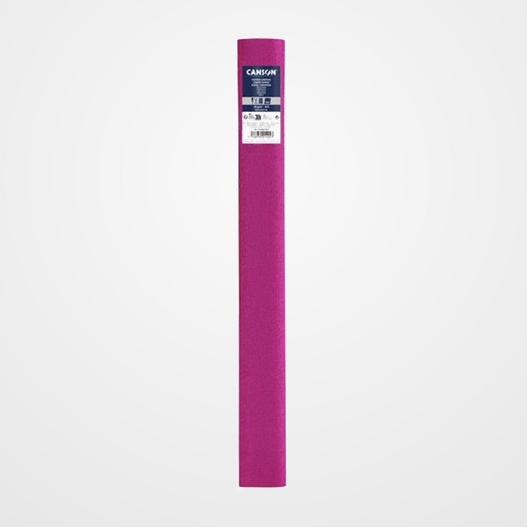 PAPEL CREPE (PINOCHO) CANSON 30g 0,5x2,5 m FRAMBUESA