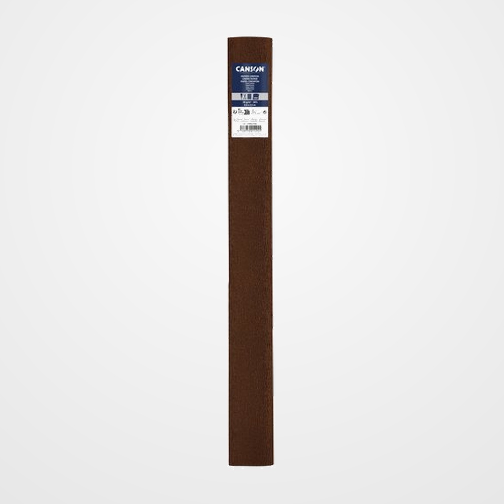 PAPEL CREPE (PINOCHO) CANSON 30g 0,5x2,5 m MARRON