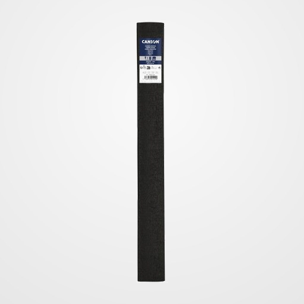 PAPEL CREPE (PINOCHO) CANSON 30g 0,5x2,5 m NEGRO