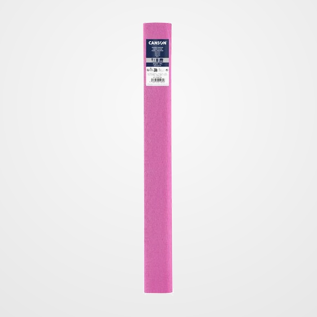 PAPEL CREPE (PINOCHO) CANSON 30g 0,5x2,5 m ROSA