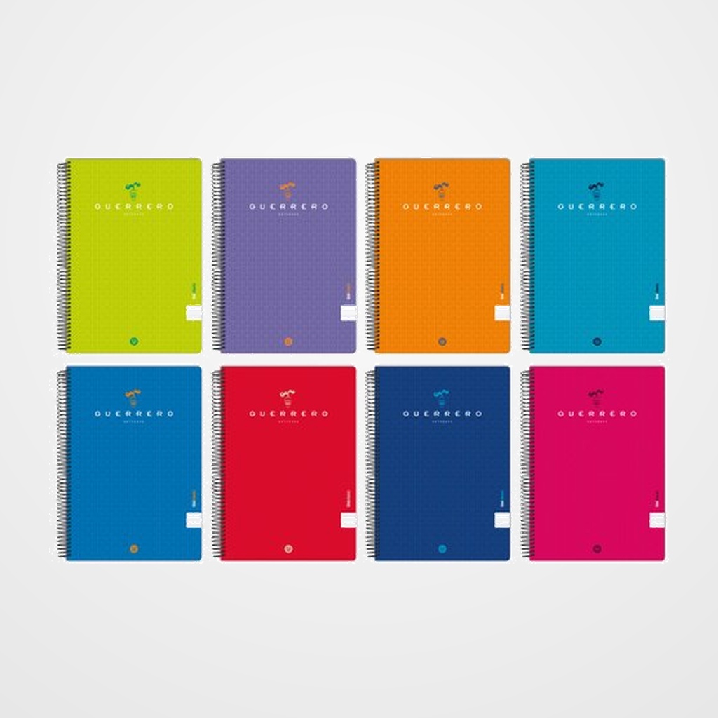 BLOC GUERRERO tapa NORMAL Fº 80h PAUTA 2.5 90g COL.SURT.