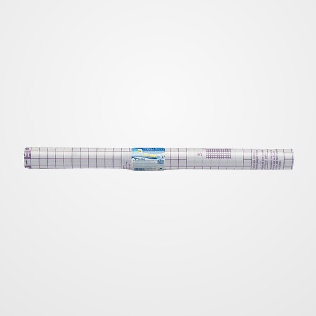 FORRO SADIPAL ADHESIVO DESPEGABLE 1 AÑO PP TRANS.50µ ROLLO 0,33 x 1,5 m