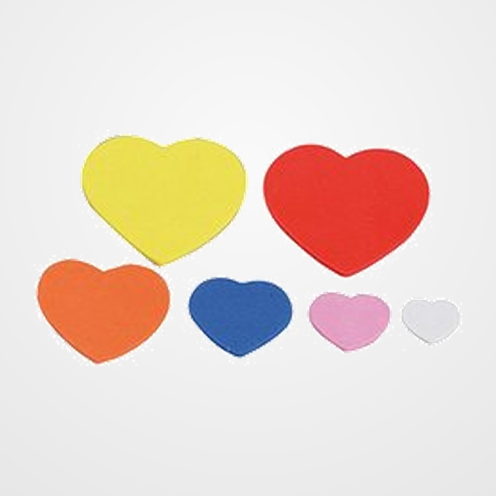 GOMA EVA SMART ADHESIVA CORAZONES PACK 90 FIGURAS