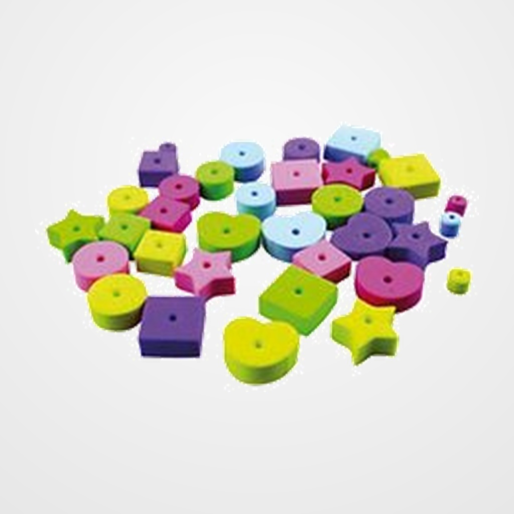 GOMA EVA SMART ADHESIVA FORMAS CON RELIEVE PACK 72 FIGURAS