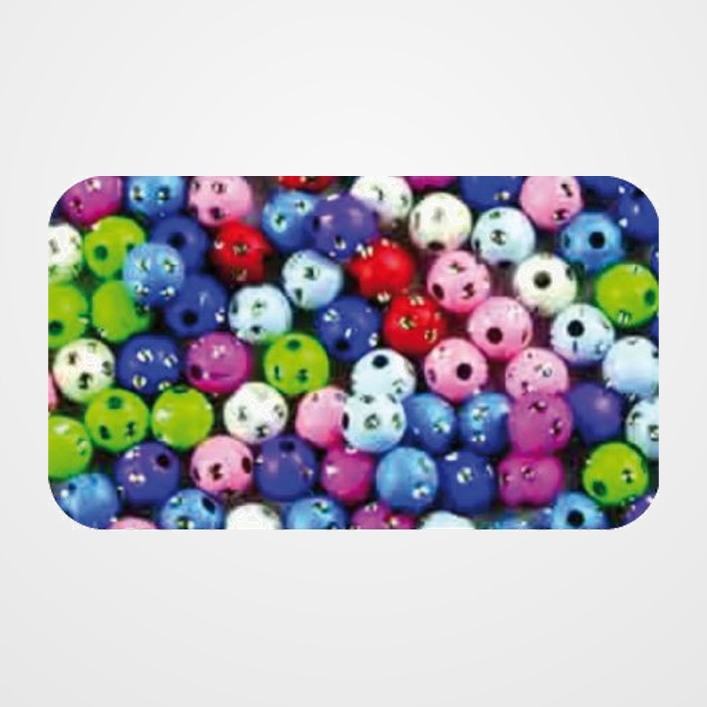 ABALORIOS PLASTICO FIXO KIDS REDONDOS BOLSA de 30 gr.