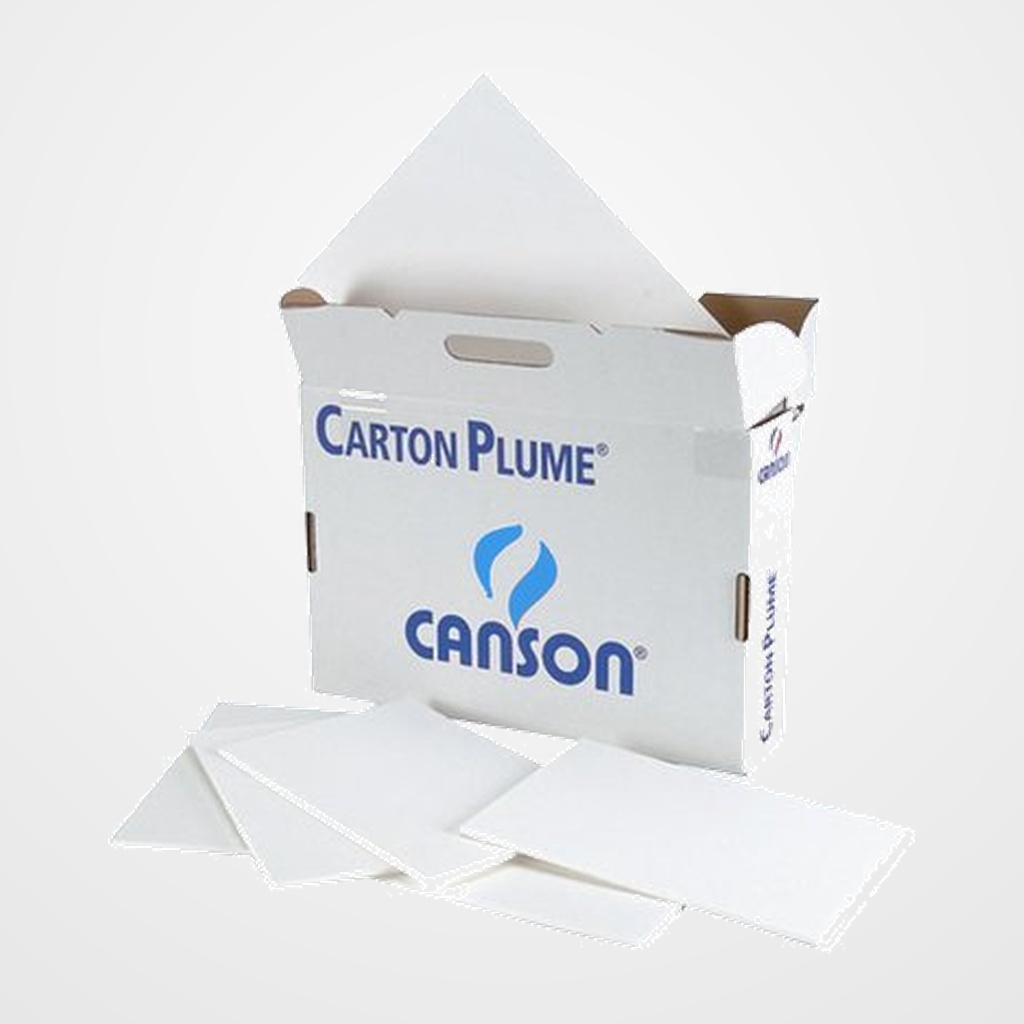 CARTON PLUMA CANSON BLANCO  5 mm  50x70 cm