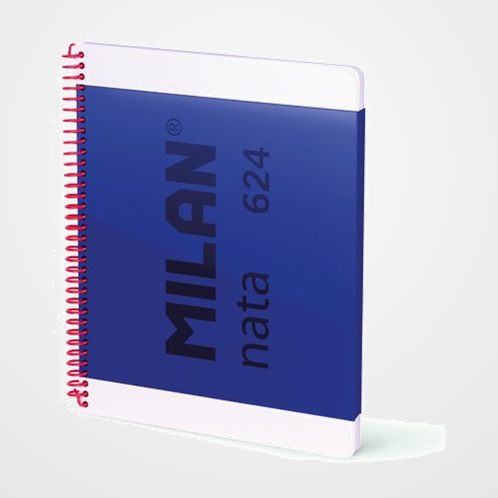 BLOC MILAN NATA 624 since 1918 tapa EXTRA A4 80h CUADRIC.5x5 95g AZUL