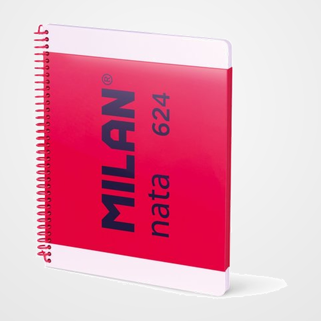 [10004072] BLOC MILAN NATA 624 since 1918 tapa EXTRA A4 80h CUADRIC.5x5 95g ROSA