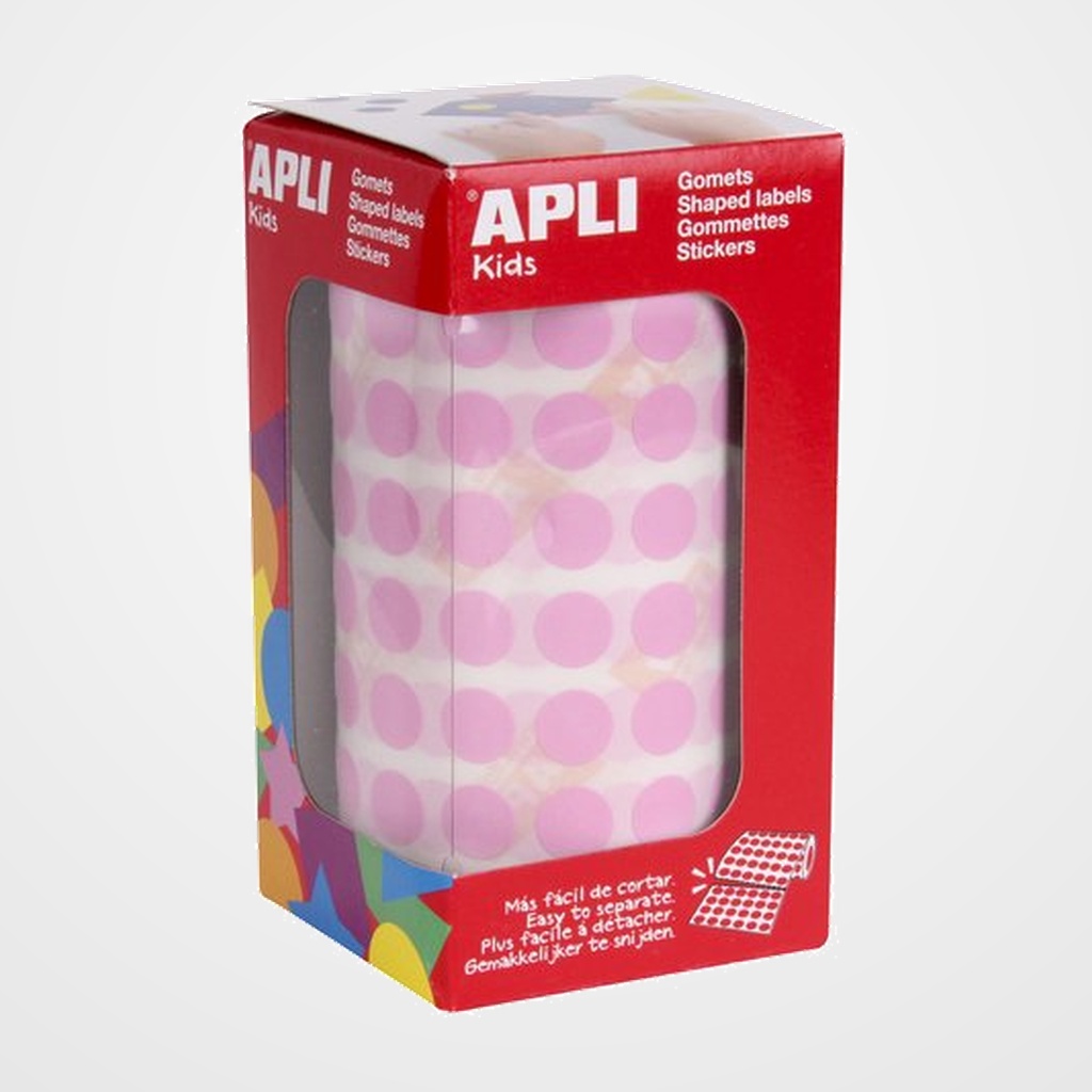GOMETS APLI  ROLLO 59h CIRCULO Ø 10,5 mm ROSA 5.192 uds. (11479)