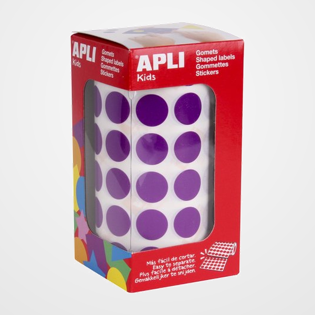 GOMETS APLI  ROLLO 59h CIRCULO Ø 15 mm LILA 2.832 uds. (11485)