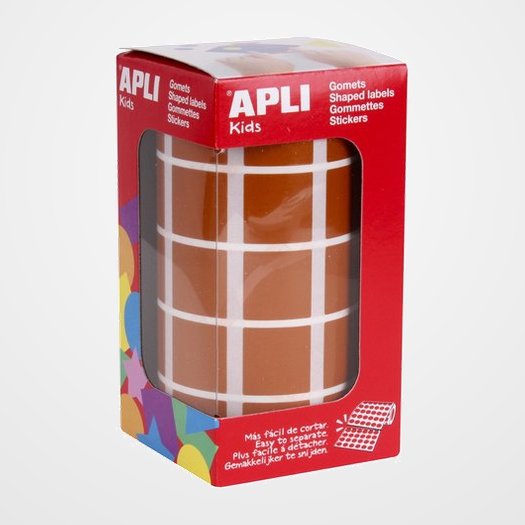GOMETS APLI  ROLLO 59h CUADRADO 20 mm MARRON 1.770 uds. (11501)