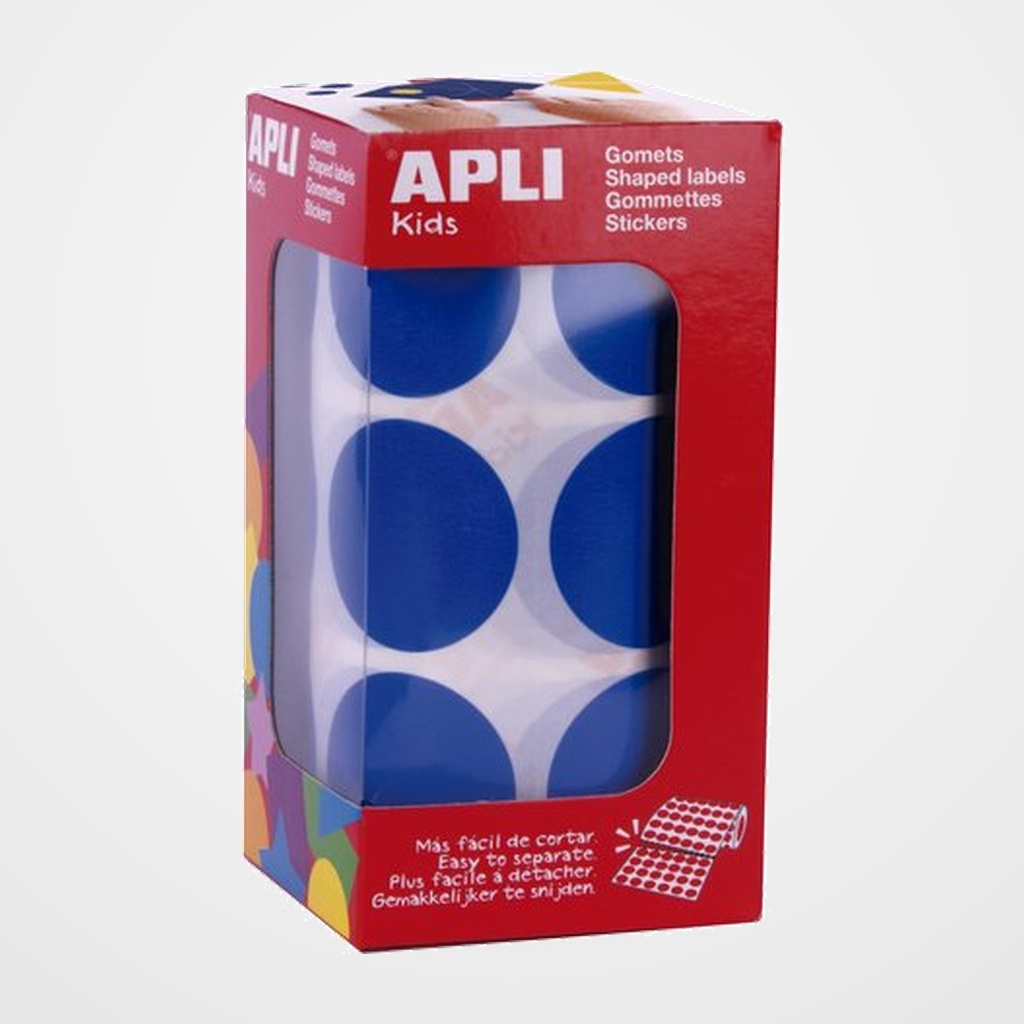 GOMETS APLI ROLLO REDONDO Ø 33 mm AZUL 708 uds. (17864)