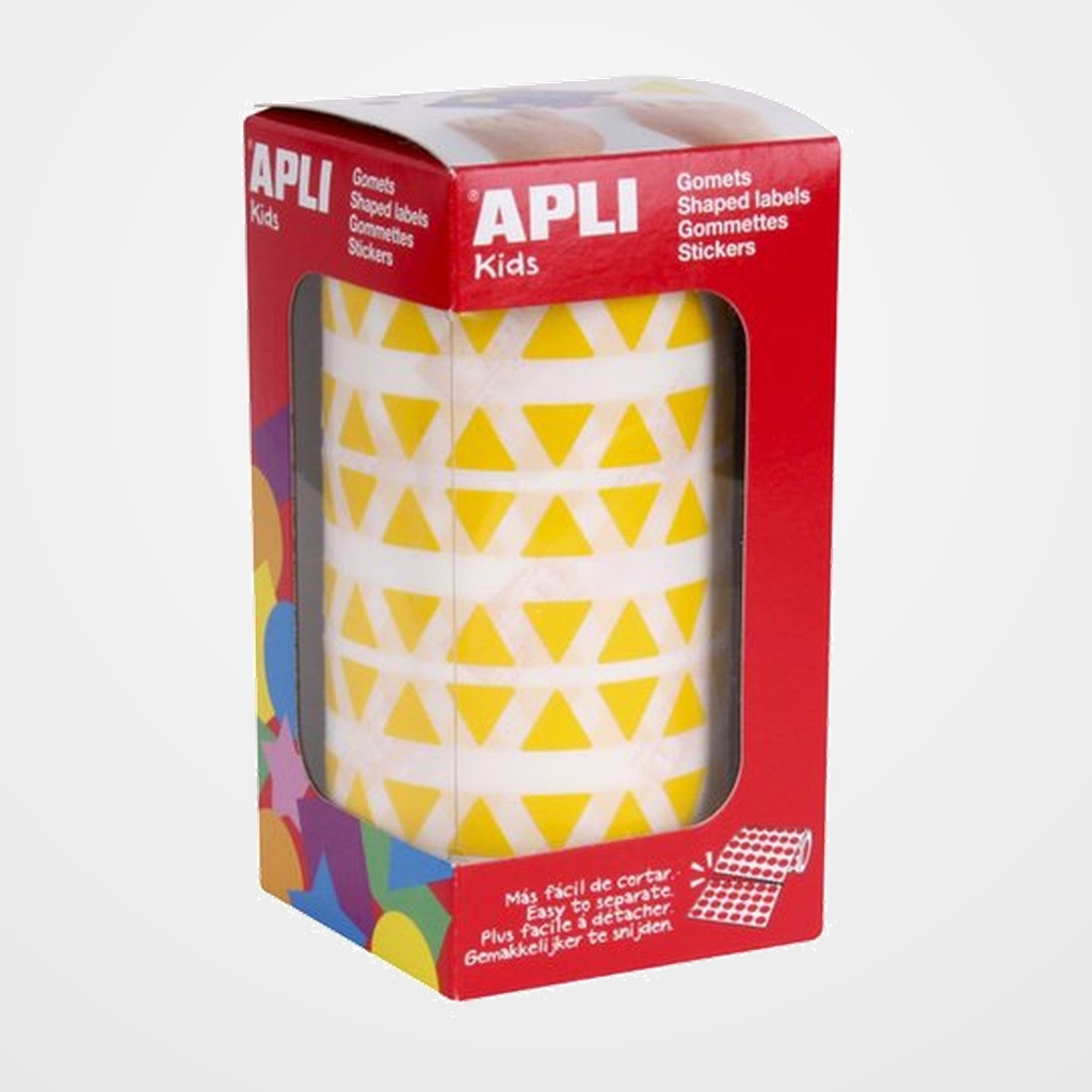 GOMETS APLI  ROLLO 59h TRIANGULO 10,5 mm AMARILLO 6.136 uds. (04863)