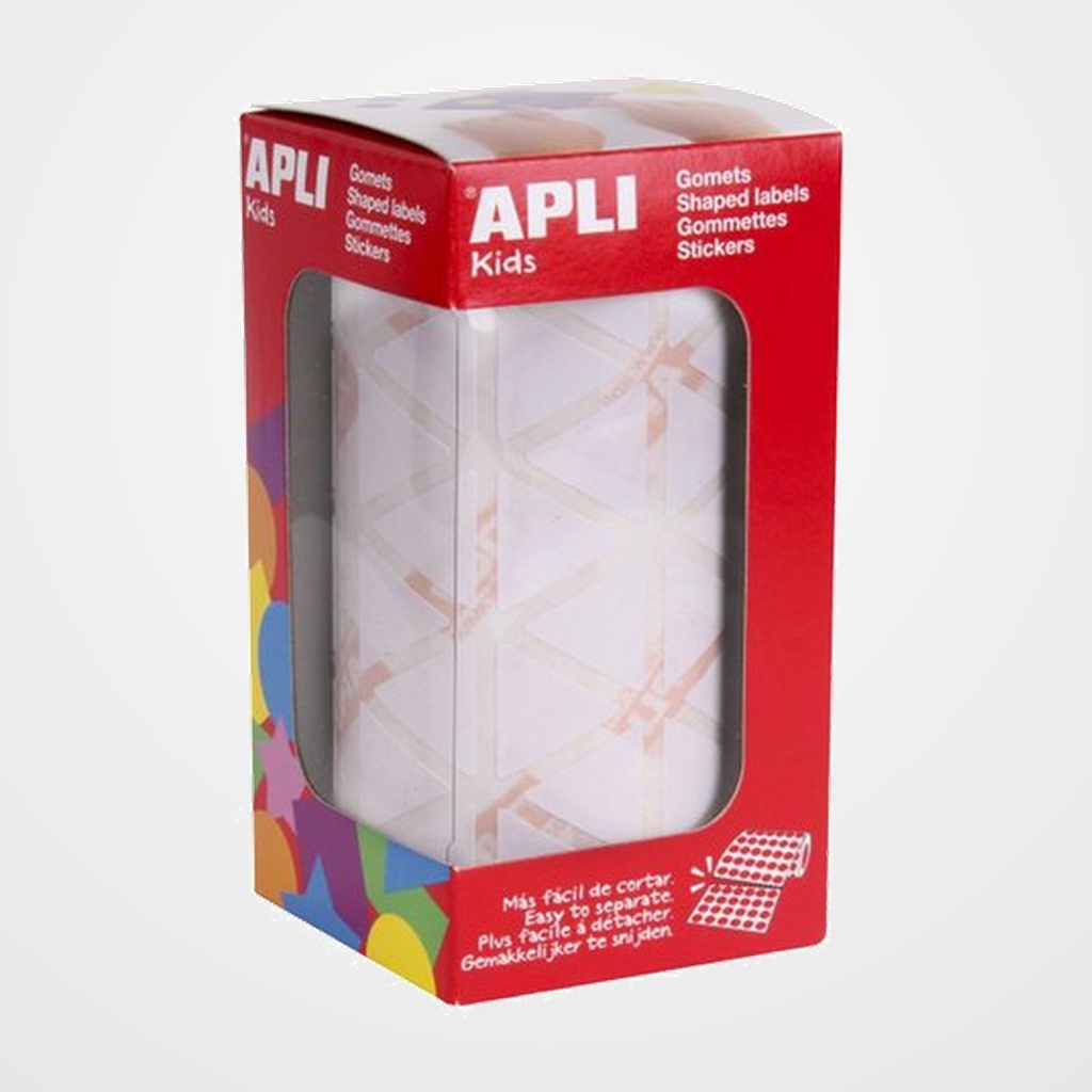 GOMETS APLI  ROLLO 59h TRIANGULO 20 mm BLANCO 2.832 uds. (11906)