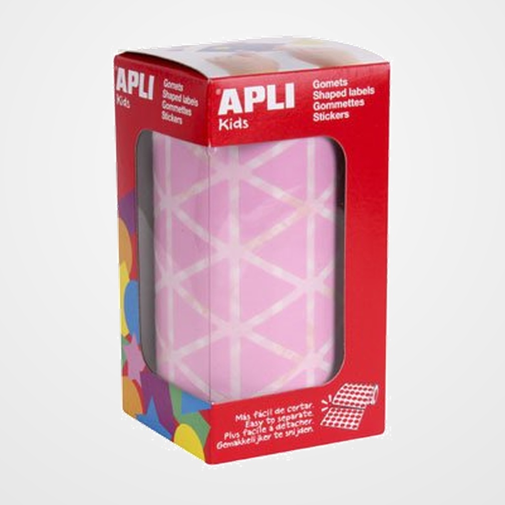 GOMETS APLI  ROLLO 59h TRIANGULO 20 mm ROSA 2.832 uds. (11494)